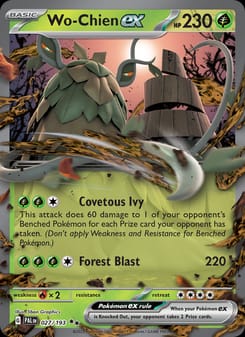Wo-Chien ex 027/193 Double Rare – Paldea Evolved Pokémon card