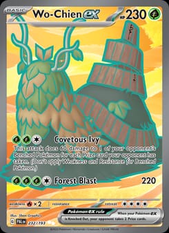 Wo-Chien ex 232/193 Ultra Rare – Paldea Evolved Pokémon card
