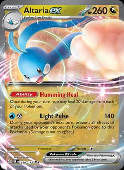 Altaria ex 140/182 Double Rare – Paradox Rift Pokémon card