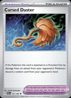 Cursed Duster 161/182 Uncommon – Paradox Rift Pokémon card