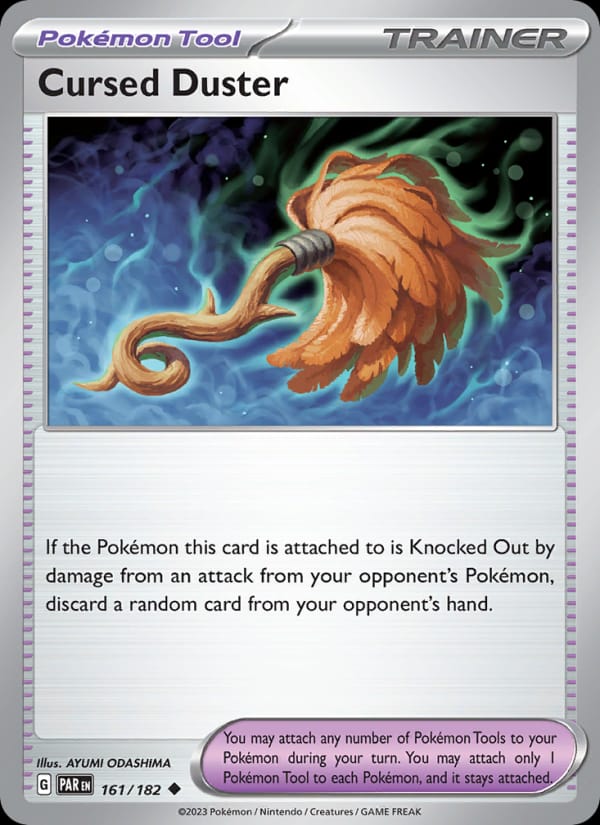 Cursed Duster 161/182 Paradox Rift Pokémon card