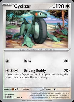 Cyclizar 157/182 Uncommon – Paradox Rift Pokémon card
