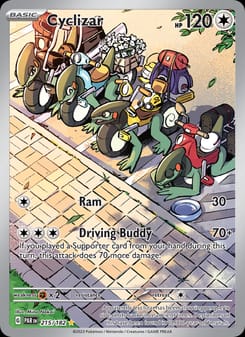Cyclizar 215/182 Illustration Rare – Paradox Rift Pokémon card