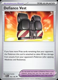 Defiance Vest 162/182 Uncommon – Paradox Rift Pokémon card