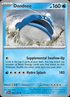 Dondozo 055/182 Uncommon – Paradox Rift Pokémon card