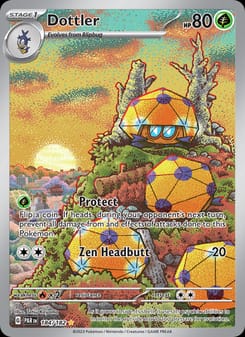 Dottler 184/182 Illustration Rare – Paradox Rift Pokémon card