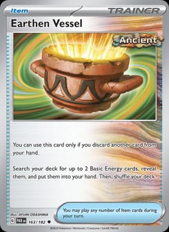 Earthen Vessel 163/182 Uncommon – Paradox Rift Pokémon card