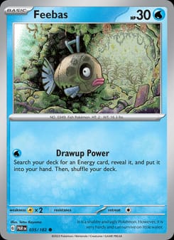 Feebas 035/182 Common – Paradox Rift Pokémon card