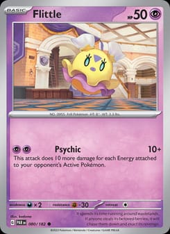 Flittle 080/182 Common – Paradox Rift Pokémon card