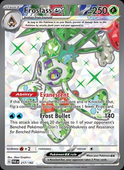 Froslass ex 217/182 Ultra Rare – Paradox Rift Pokémon card