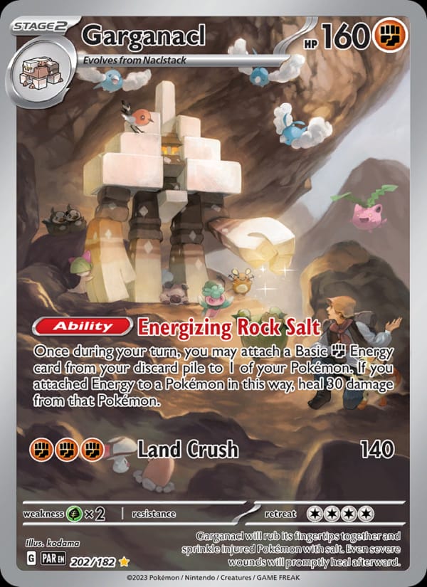 Garganacl 202/182 Paradox Rift Pokémon card