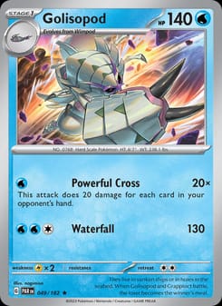 Golisopod 049/182 Rare – Paradox Rift Pokémon card