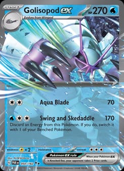 Golisopod ex 050/182 Double Rare – Paradox Rift Pokémon card