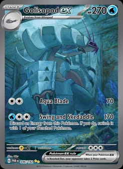 Golisopod ex 246/182 Special Illustration Rare – Paradox Rift Pokémon card