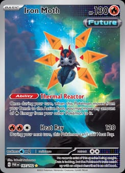 Iron Moth 187/182 Illustration Rare – Paradox Rift Pokémon card
