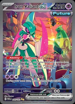 Iron Valiant ex 249/182 Special Illustration Rare – Paradox Rift Pokémon card