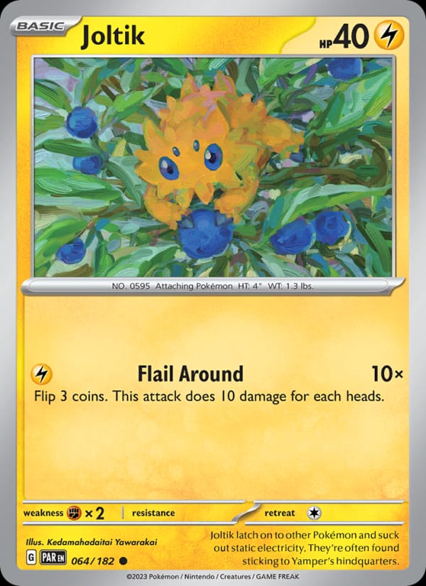 Joltik 064/182 Paradox Rift Pokémon card