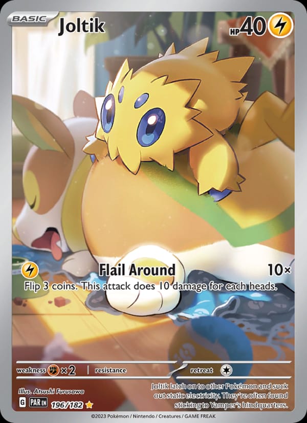 Joltik 196/182 Paradox Rift Pokémon card