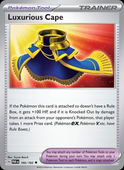Luxurious Cape 166/182 Uncommon – Paradox Rift Pokémon card