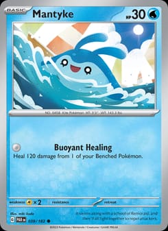 Mantyke 039/182 Common – Paradox Rift Pokémon card