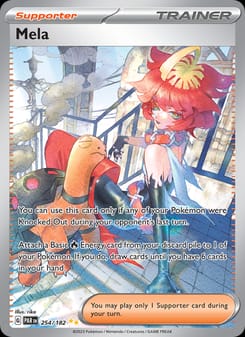 Mela 254/182 Special Illustration Rare – Paradox Rift Pokémon card