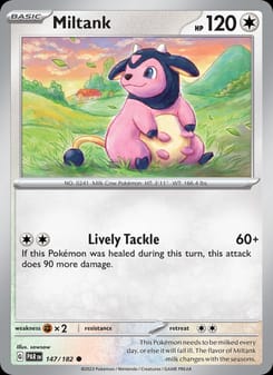 Miltank 147/182 Common – Paradox Rift Pokémon card