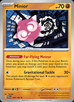 Minior 099/182 Uncommon – Paradox Rift Pokémon card
