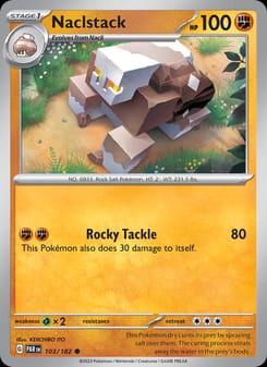 Naclstack 103/182 Common – Paradox Rift Pokémon card