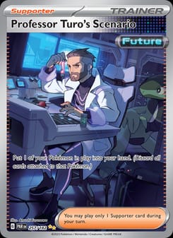 Professor Turo's Scenario 257/182 Special Illustration Rare – Paradox Rift Pokémon card