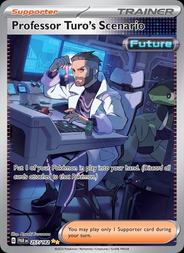 Professor Turo's Scenario 257/182 Paradox Rift Pokémon card