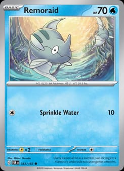 Remoraid 033/182 Common – Paradox Rift Pokémon card