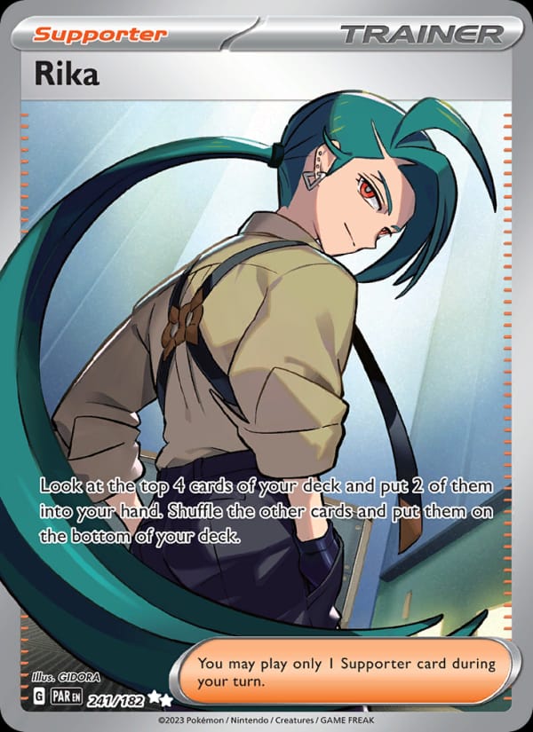 Rika 241/182 Paradox Rift Pokémon card