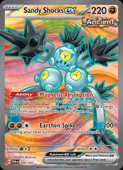 Sandy Shocks ex 228/182 Ultra Rare – Paradox Rift Pokémon card