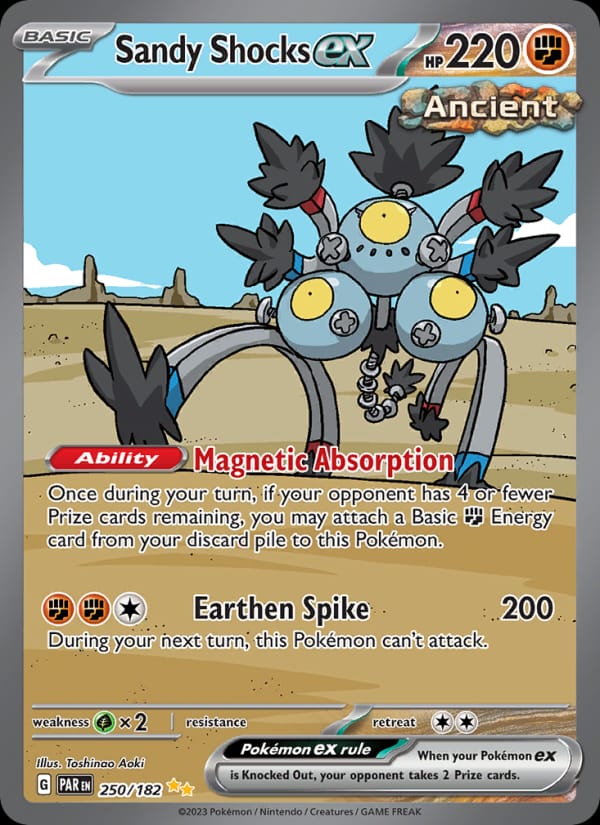 Sandy Shocks ex 250/182 Paradox Rift Pokémon card