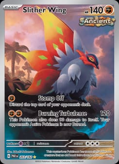 Slither Wing 203/182 Illustration Rare – Paradox Rift Pokémon card