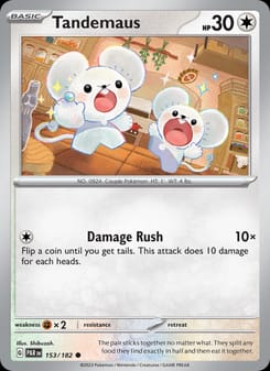 Tandemaus 153/182 Common – Paradox Rift Pokémon card