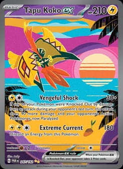 Tapu Koko ex 247/182 Special Illustration Rare – Paradox Rift Pokémon card