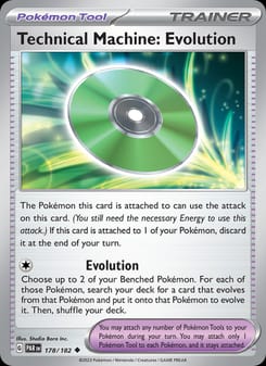 Technical Machine: Evolution 178/182 Uncommon – Paradox Rift Pokémon card