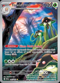 Toedscruel 185/182 Illustration Rare – Paradox Rift Pokémon card