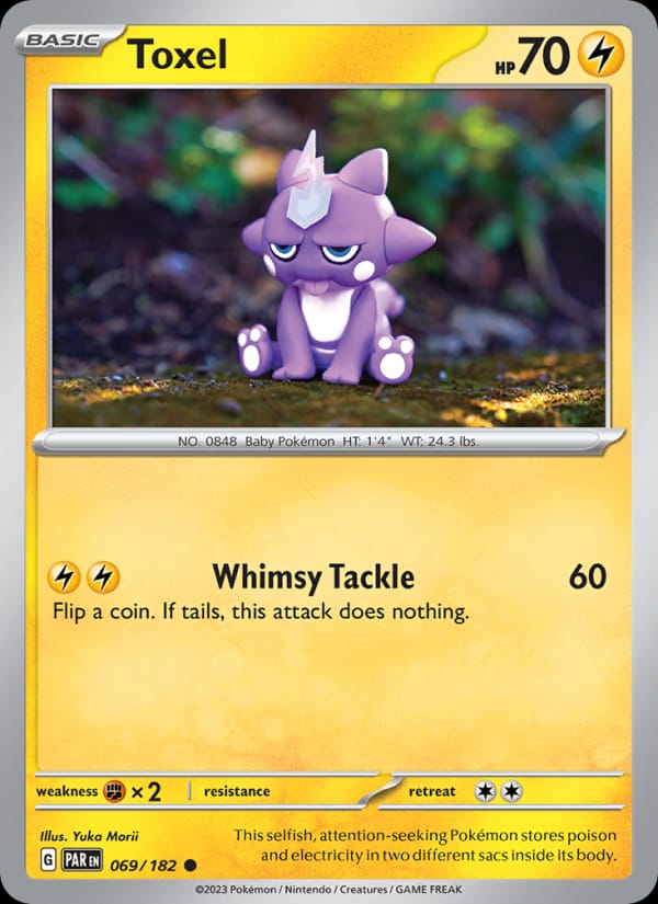 Toxel 069/182 Paradox Rift Pokémon card
