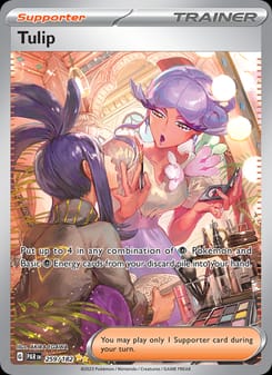 Tulip 259/182 Special Illustration Rare – Paradox Rift Pokémon card