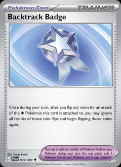 Backtrack Badge 074/084 Uncommon – Pitch Black Pokémon card