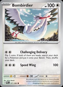 Bombirdier 071/084 Common – Pitch Black Pokémon card