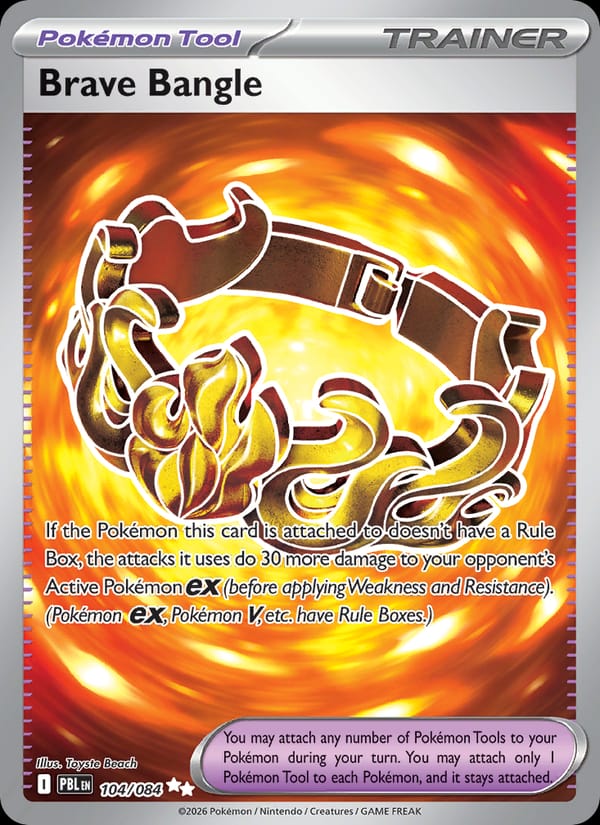 Brave Bangle 104/084 Pitch Black Pokémon card
