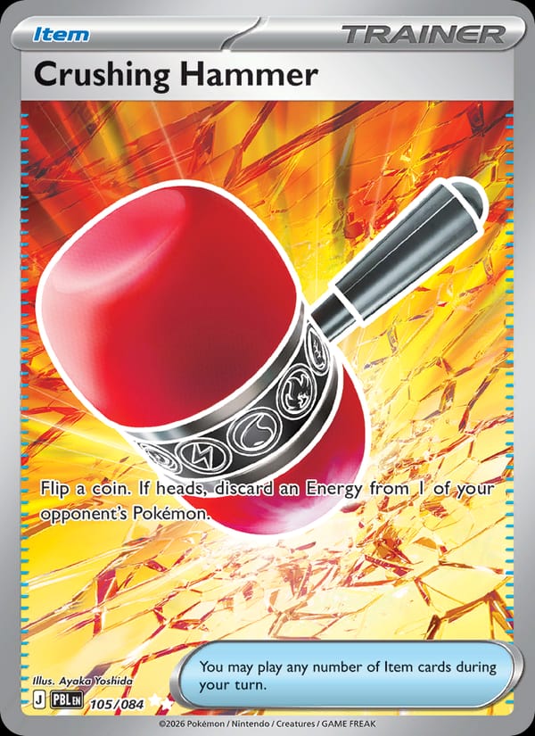 Crushing Hammer 105/084 Pitch Black Pokémon card