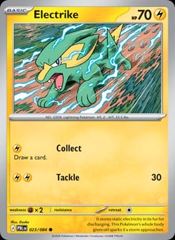 Electrike 023/084 Common – Pitch Black Pokémon card