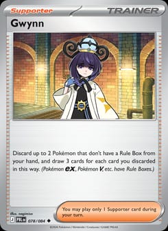 Gwynn 078/084 Uncommon – Pitch Black Pokémon card