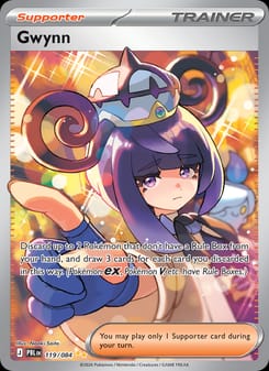 Gwynn 119/084 Special Illustration Rare – Pitch Black Pokémon card