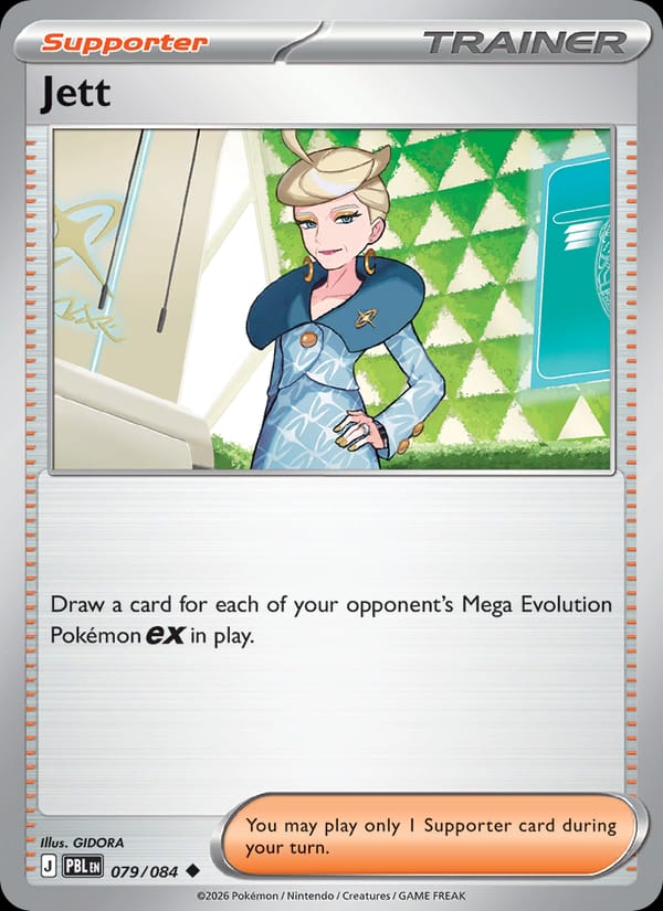 Jett 079/084 Pitch Black Pokémon card