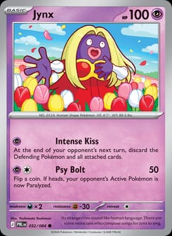 Jynx 032/084 Common – Pitch Black Pokémon card